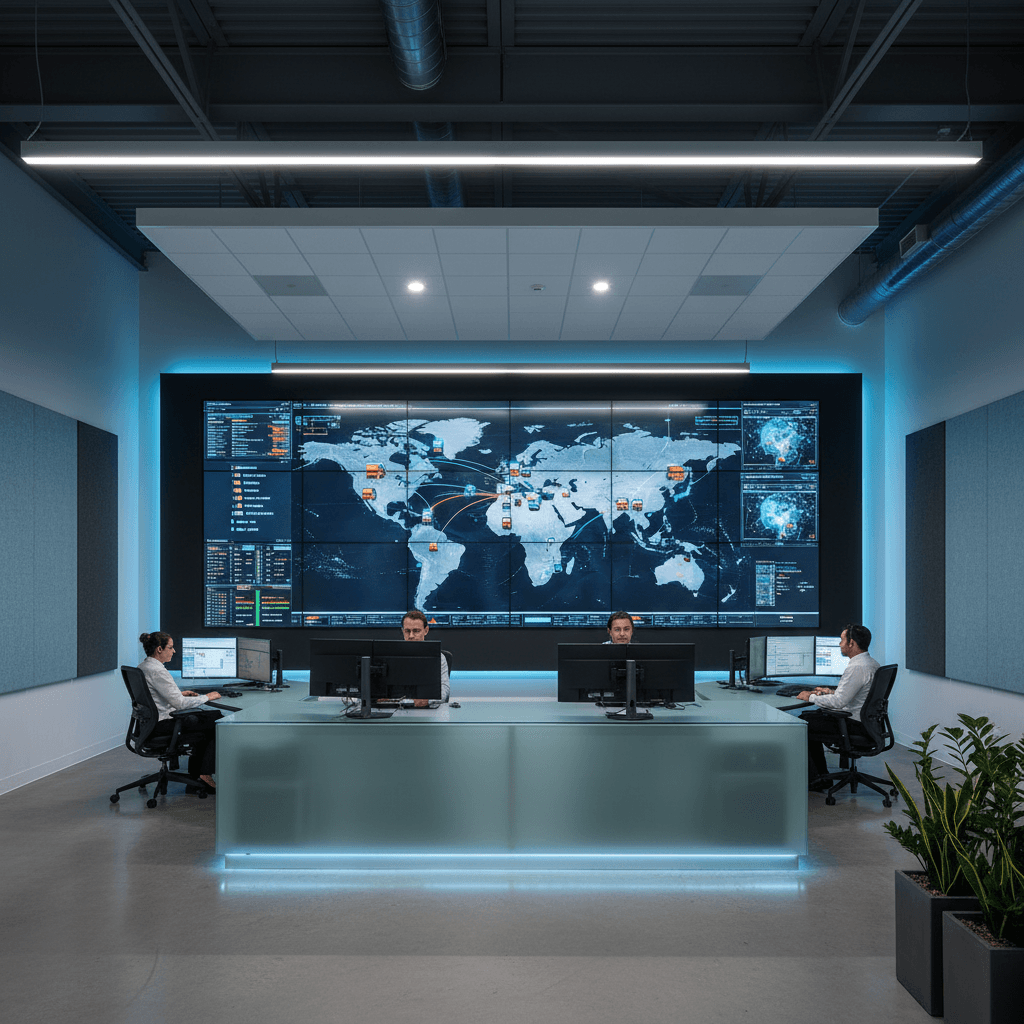 Modern dispatch office