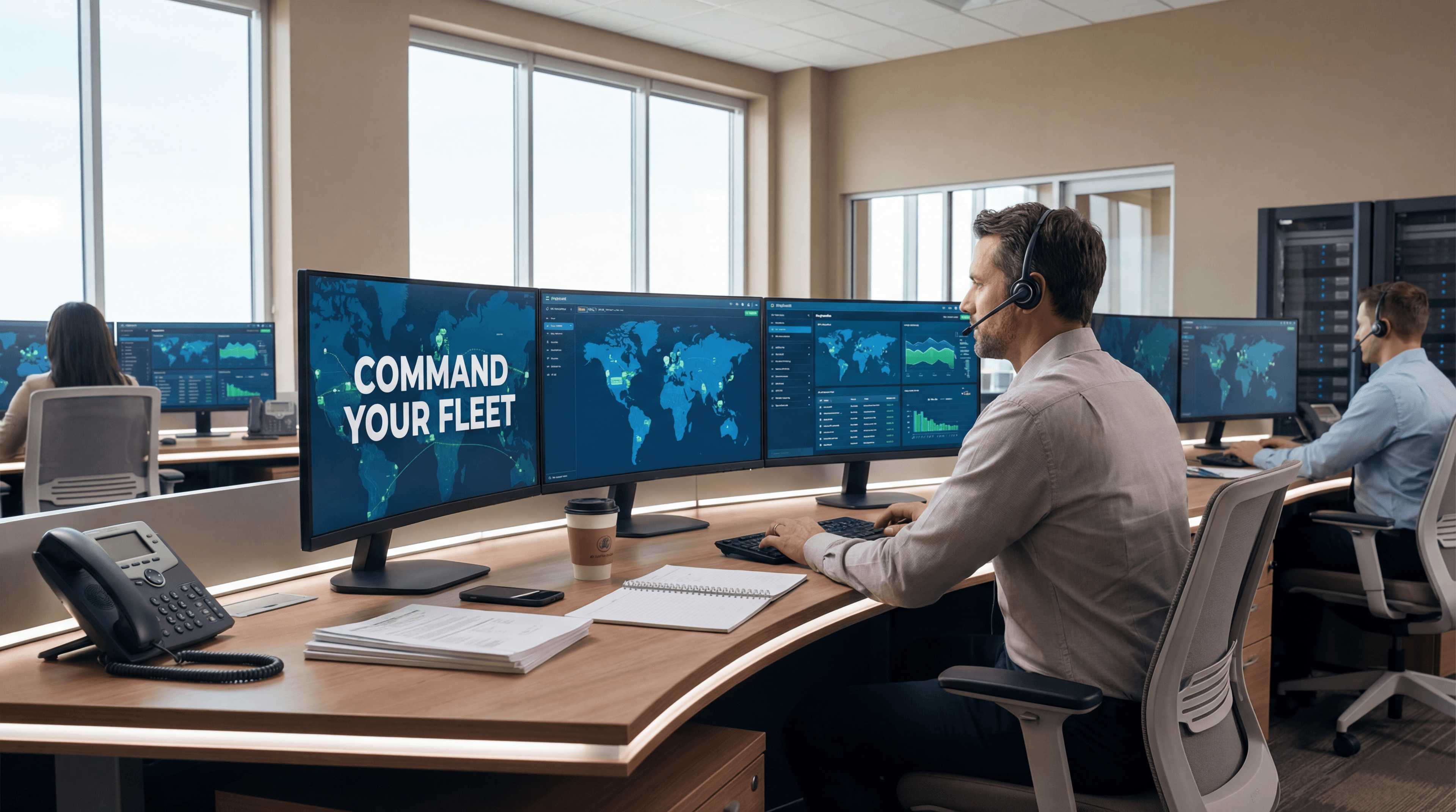 Modern dispatch command center